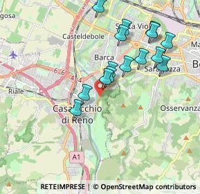 Mappa Casalecchio Villa Chiara, 40033 Casalecchio di Reno BO, Italia (1.84533)