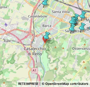 Mappa Casalecchio Villa Chiara, 40033 Casalecchio di Reno BO, Italia (3.04)