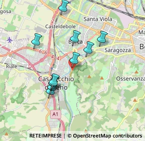 Mappa Casalecchio Villa Chiara, 40033 Casalecchio di Reno BO, Italia (1.66909)