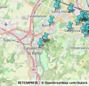Mappa Casalecchio Villa Chiara, 40033 Casalecchio di Reno BO, Italia (3.102)