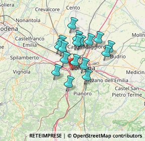 Mappa Casalecchio Villa Chiara, 40033 Casalecchio di Reno BO, Italia (9.62059)