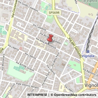 Mappa Via della resistenza 461, 41058 Vignola, Modena (Emilia Romagna)
