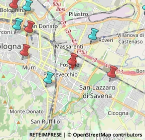 Mappa Viale Abramo Lincoln, 40100 Bologna BO, Italia (3.12917)