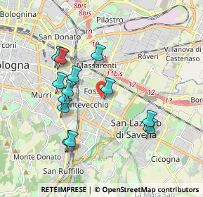 Mappa Viale Abramo Lincoln, 40100 Bologna BO, Italia (1.76385)