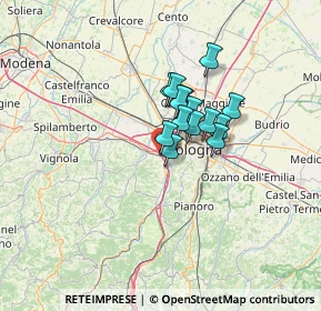 Mappa Via Del Carso, 40033 Casalecchio di Reno BO, Italia (8.13929)