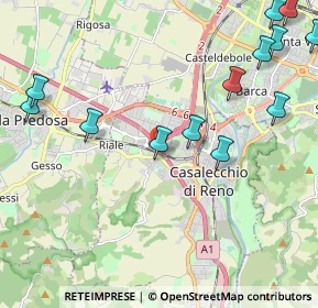 Mappa Via Del Carso, 40033 Casalecchio di Reno BO, Italia (2.94267)