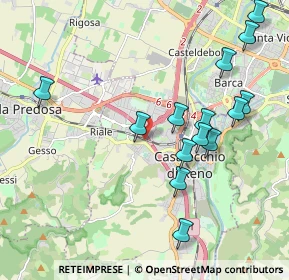 Mappa Via Del Carso, 40033 Casalecchio di Reno BO, Italia (2.17286)
