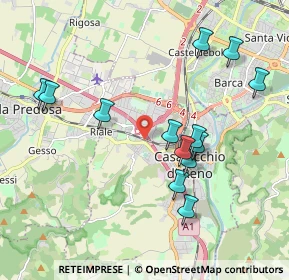 Mappa Via Del Carso, 40033 Casalecchio di Reno BO, Italia (2.03077)