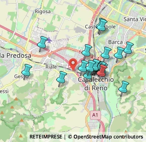 Mappa Via Del Carso, 40033 Casalecchio di Reno BO, Italia (1.6255)