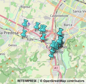 Mappa Via Del Carso, 40033 Casalecchio di Reno BO, Italia (1.349)