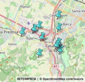 Mappa Via Del Carso, 40033 Casalecchio di Reno BO, Italia (1.47)
