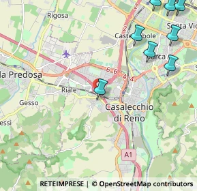 Mappa Via Del Carso, 40033 Casalecchio di Reno BO, Italia (3.68429)