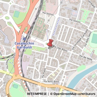 Mappa Via Piave, 35, 40033 Casalecchio di Reno, Bologna (Emilia Romagna)