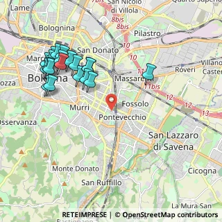 Mappa Via Alfredo Protti, 40139 Bologna BO, Italia (2.341)