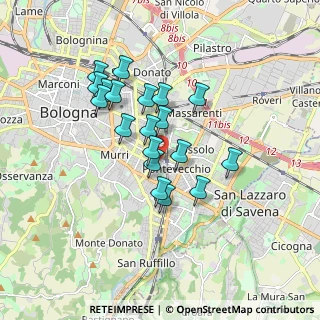 Mappa Via Alfredo Protti, 40139 Bologna BO, Italia (1.46211)