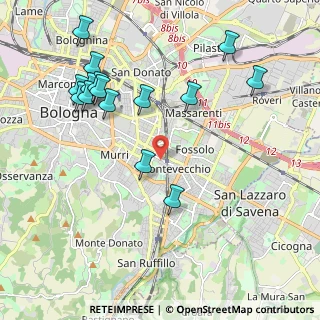 Mappa Via Alfredo Protti, 40139 Bologna BO, Italia (2.33067)