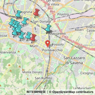 Mappa Via Alfredo Protti, 40139 Bologna BO, Italia (2.774)