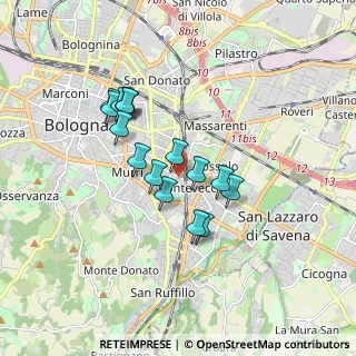 Mappa Via Alfredo Protti, 40139 Bologna BO, Italia (1.45938)