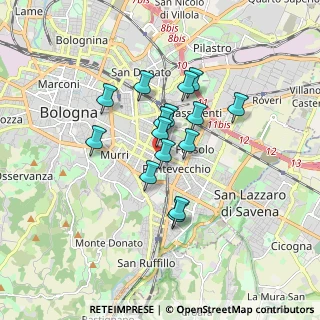 Mappa Via Alfredo Protti, 40139 Bologna BO, Italia (1.31533)