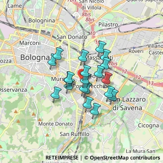 Mappa Via Alfredo Protti, 40139 Bologna BO, Italia (1.249)