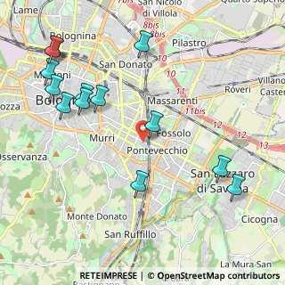 Mappa Via Alfredo Protti, 40139 Bologna BO, Italia (2.53077)