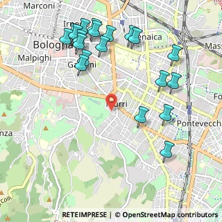 Mappa Via Santa Chiara, 40137 Bologna BO, Italia (1.255)