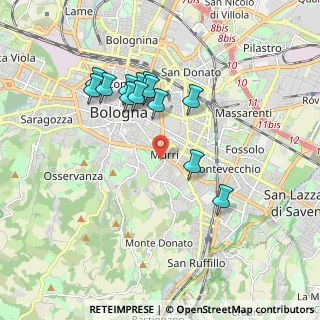 Mappa Via Santa Chiara, 40137 Bologna BO, Italia (1.73154)