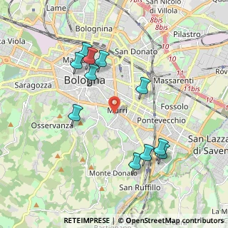Mappa Via Santa Chiara, 40137 Bologna BO, Italia (2.00909)