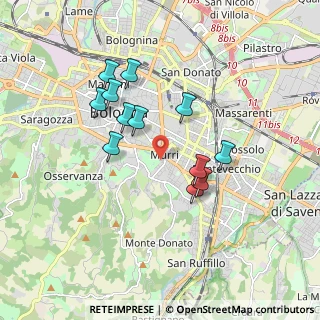 Mappa Via Santa Chiara, 40137 Bologna BO, Italia (1.59417)