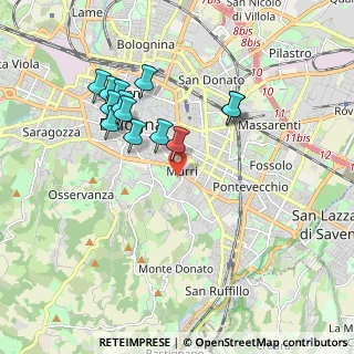 Mappa Via Santa Chiara, 40137 Bologna BO, Italia (1.79692)