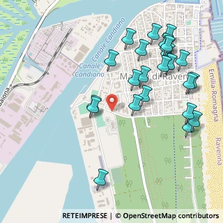 Mappa Viale Ciro Menotti, 48122 Marina di Ravenna RA, Italia (0.5875)