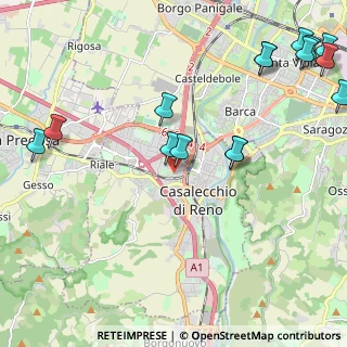 Mappa Via Sandro Pertini, 40033 Casalecchio di Reno BO, Italia (2.902)