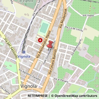 Mappa Viale Giuseppe Mazzini, 16, 41058 Vignola, Modena (Emilia Romagna)