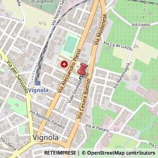 Mappa Via mazzini giuseppe 19, 41058 Vignola, Modena (Emilia Romagna)