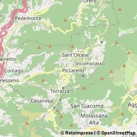Mappa Sant'Olcese
