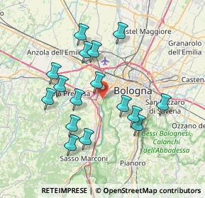 Mappa 40033 Bologna BO, Italia (7.14688)
