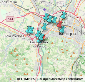 Mappa 40033 Bologna BO, Italia (2.59143)