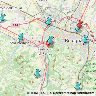 Mappa 40033 Bologna BO, Italia (5.72364)