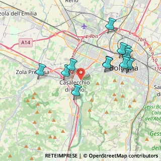 Mappa 40033 Bologna BO, Italia (3.84833)