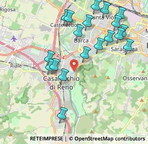 Mappa 40033 Bologna BO, Italia (2.24211)