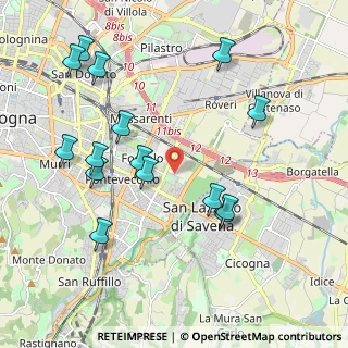 Mappa Via Rodolfo Mondolfo, 40139 Bologna BO, Italia (2.234)