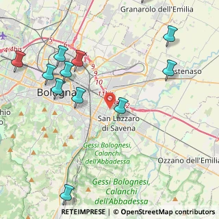 Mappa Via Rodolfo Mondolfo, 40139 Bologna BO, Italia (5.36667)