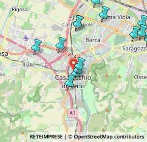 Mappa Via Piave, 40033 Casalecchio di Reno BO, Italia (2.62765)