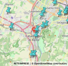 Mappa Via Piave, 40033 Casalecchio di Reno BO, Italia (3.0115)