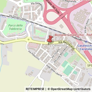 Mappa Via Bazzanese, 95/3, 40033 Casalecchio di Reno, Bologna (Emilia Romagna)