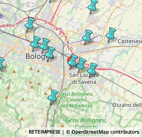 Mappa Via Pellegrino Antonio Orlandi, 40138 Bologna BO, Italia (4.86333)