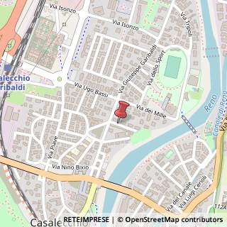 Mappa Via Marino Serenari,  3, 40033 Casalecchio di Reno, Bologna (Emilia Romagna)
