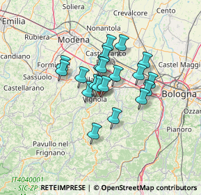 Mappa Piazza Giovanni Falcone, 41056 Savignano Sul Panaro MO, Italia (9.5565)