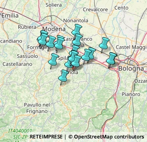 Mappa Piazza Giovanni Falcone, 41056 Savignano Sul Panaro MO, Italia (9.8245)