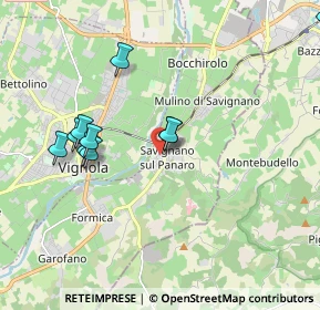 Mappa Piazza Giovanni Falcone, 41056 Savignano Sul Panaro MO, Italia (2.47667)